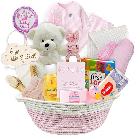 Amazon.com : New Baby Girl Gift Basket | Unique Gift Set for a New mom