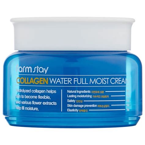 FARMSTAY Крем для лица с гидролизованным коллагеном Collagen Water Full ...