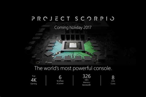 Project Scorpio specs revealed -- what to expect from the next Xbox ...