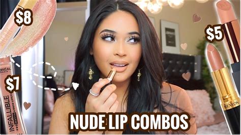 My Top 5 Nude Lip Combos At The Drugstore Medium Tan Skin Friendly Latina Friendly