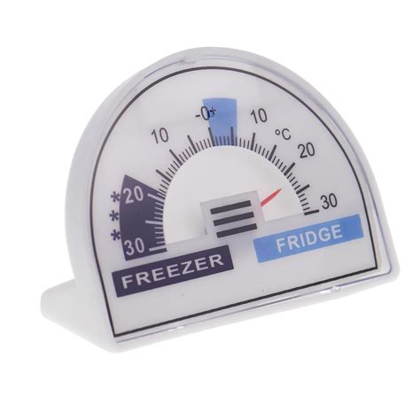 Fridge Thermometer or Freezer Thermometer Dial With Recommended