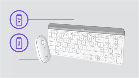 Ensemble Clavier Et Souris Sans Fil Compact Logitech Mk