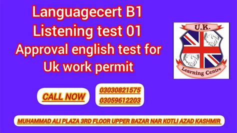 Languagecert B Listening Test Full Test With Answers For Uk