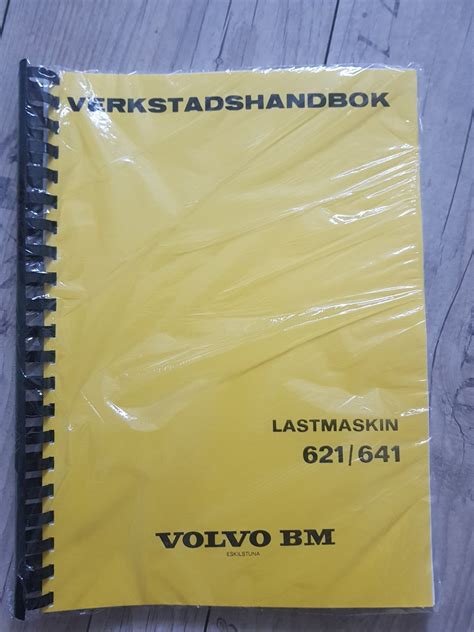 Se Produkter Som Liknar Verkstadshandbok Lastmaskin V P Tradera