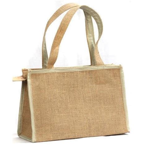 Assorted Plain Laminated Jute Bags Size 12 W X 10 H X 4 Capacity 5