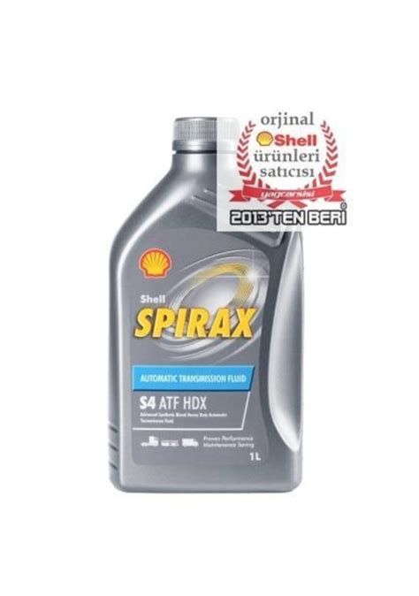 Shell Spirax S Atf Hdx Litre Eski Ad Donax Tx Fiyatlar Ve Zellikleri