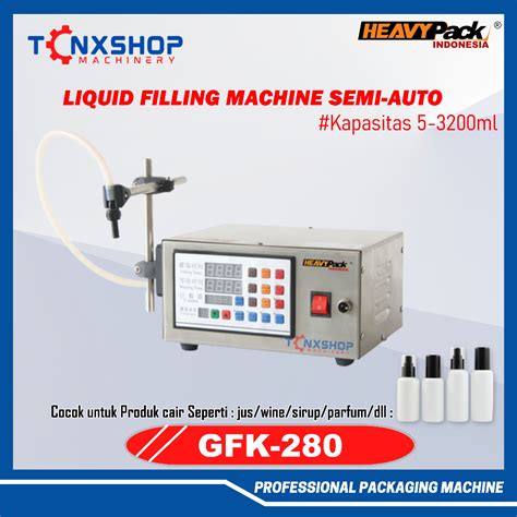 Jual Mesin Pengisi Cairan Otomatis Filling Liquid Nozle Gfk