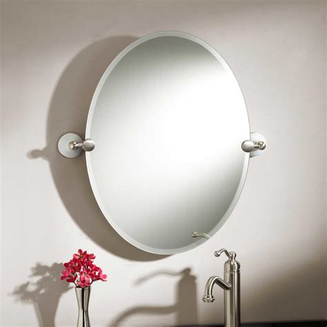 Oval Bathroom Mirrors Brushed Nickel | Best Decor Things