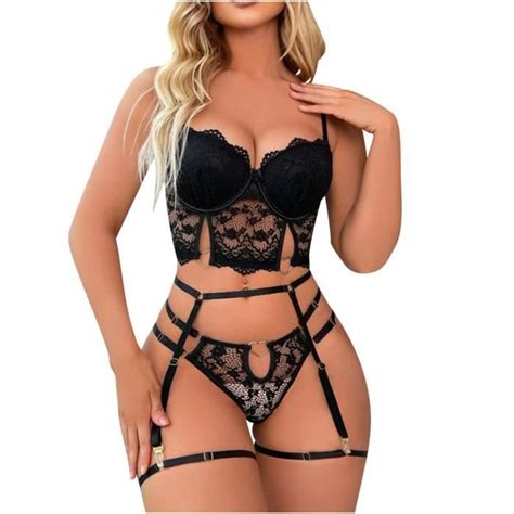 Ensemble De Lingerie Sexy Ensemble De Sous V Tements De Soutien Gorge