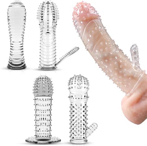 BDSMAGE Sex Spielzeug für Männer 4 pcs Penishülle Penis Sleeve Sex