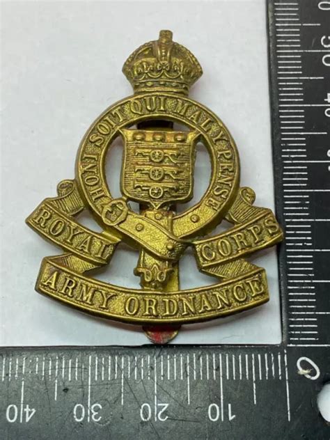 Original Ww1 Ww2 British Army Royal Army Ordnance Corps Cap Badge £1000 Picclick Uk