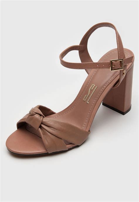 Sandália Santa Lolla Nó Nude Compre Agora Dafiti Brasil