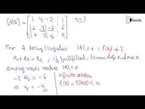 How To Solve Linear Systems Question In Engineering Mathematics