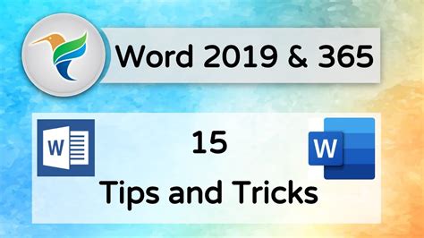 15 Top Tips And Tricks For Word 2019 And 365 Youtube