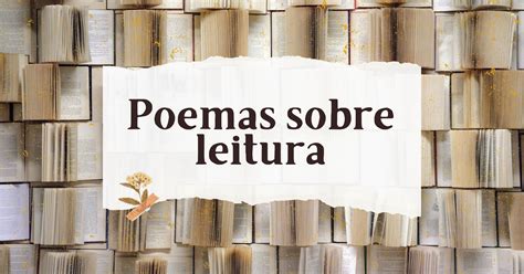Poema Sobre A Importância Da Leitura