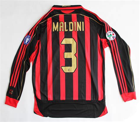 Koszulka Piłkarska Ac Milan Retro Home Long Sleeve 200607 Adidas 3