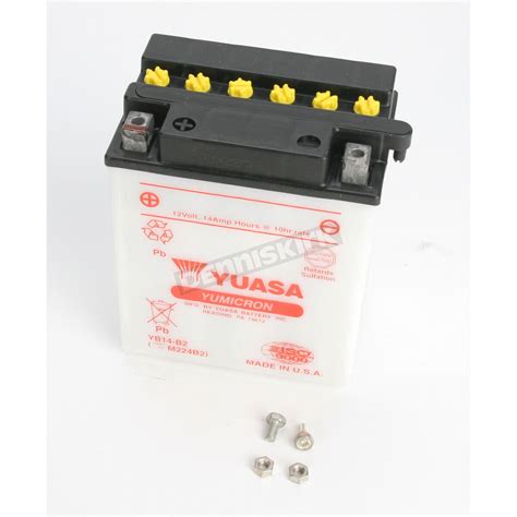 BNIB YUASA YB14 B2 YuMicron Motorcycle Battery 12V 14Ah Honda Shadow