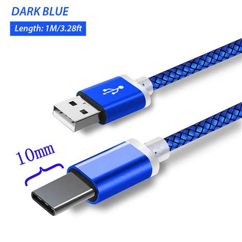 Mm Long Usb Type C Extended Connector Charging Cable For Blackview