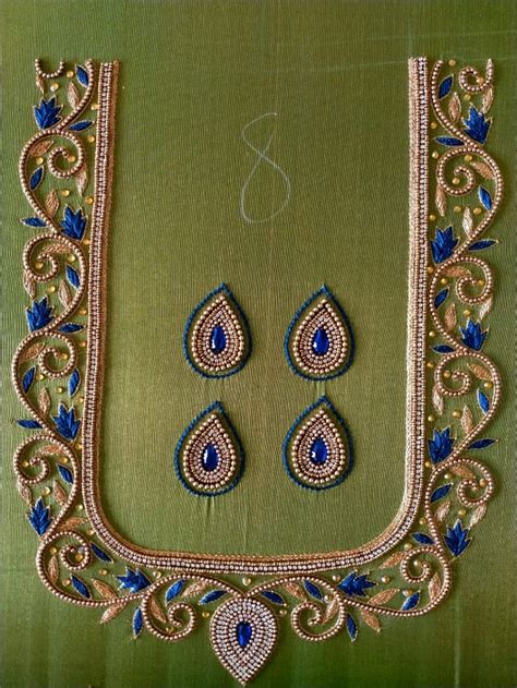 Pin By Kavita On Hand Work Blouse Design Simple Embroidery Designs