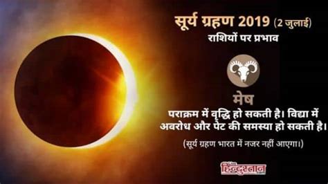 Surya Grahan 2019 According To Astrology Know How This Solar Eclipse Can Effect Various Rashi