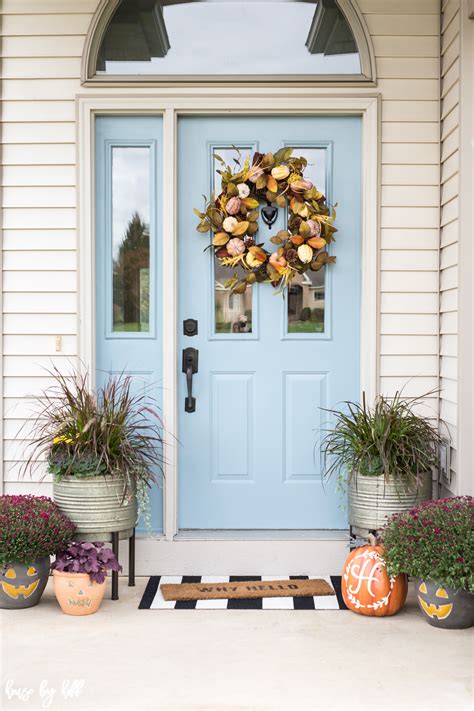 Fall Front Porch House By Hoff