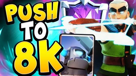 Ladder Push To 8000 Trophies With Best Meta Deck Clash Royale Youtube