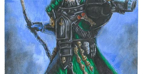 Warhammer 40k Dark Angels Interrogator Chaplain Acrylics Over Ink Still Album On Imgur