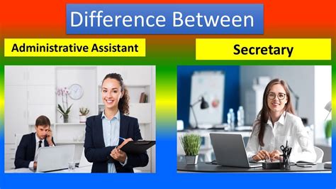 Difference Between Administrative Assistant And Secretary Youtube