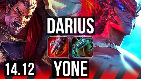 Darius Vs Yone Top Rank Darius Solo Kills Eune Challenger