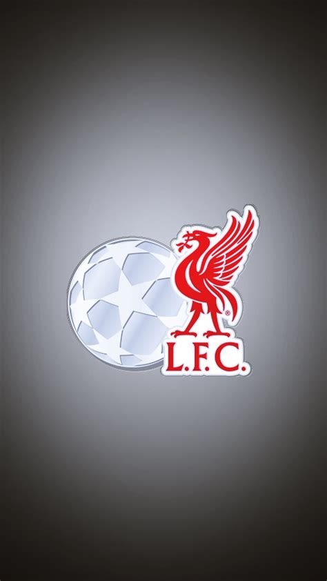 Liverpool FC Logo on Gray Background