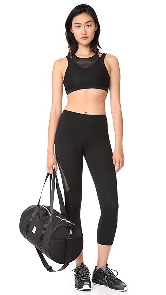 Beyond Yoga Quilt White Ahead Capri Leggings In Jet Black Modesens