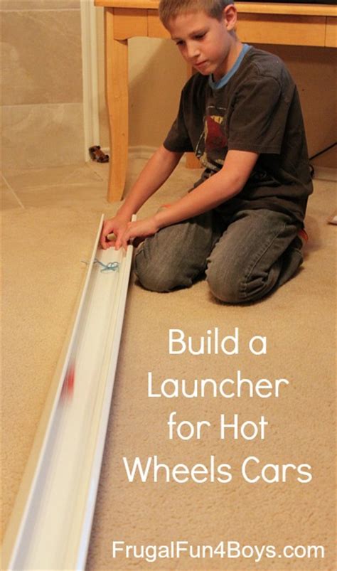 Make a Launcher for Hot Wheels Cars - Frugal Fun For Boys and Girls