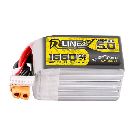 Tattu R Line V5 0 22 2v 1550mah 150c 6s1p Lipo Battery Xt60 Plug For Rc