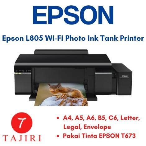 Jual Epson L Wi Fi Photo Ink Tank Printer Shopee Indonesia