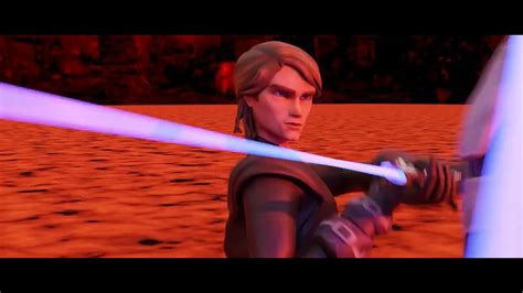 Anakin Vs Obi Wan Final Render Animation Youtube