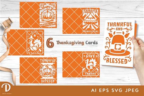 Thanksgiving Greeting Card Thanksgiving Card Svg