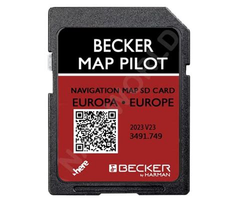 Mercedes Becker Map Pilot V23 2023 SD Karte Europa