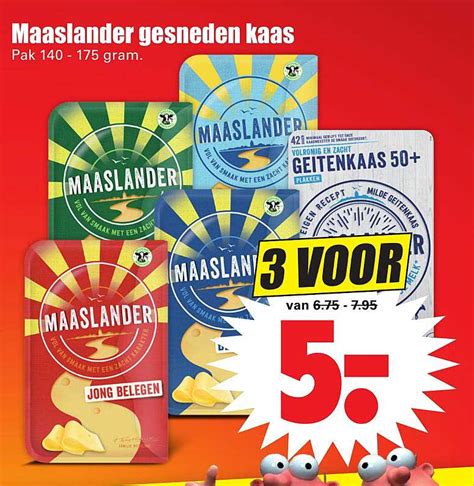 Maaslander Gesneden Kaas Aanbieding Bij Dirk Folders Nl