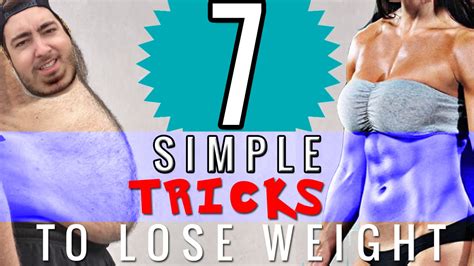 7 Simple Weight Loss Tricks You Can Do At Home Youtube