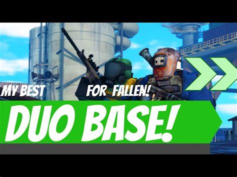 My Best Duo Base Tutorial In Fallen Roblox Rust Youtube