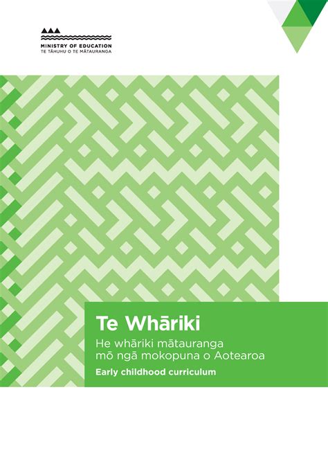 ELS Te Whariki Early Childhood Curriculum ENG Web Te Whāriki He