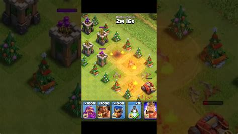 Max Flame Finger Vs All Level Archer Towers Coc Youtube