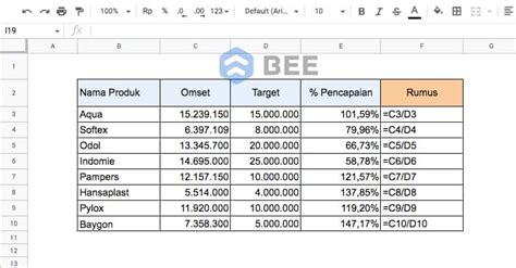 Cara Menghitung Rumus Excel Persen Mudah Dan Lengkap Images