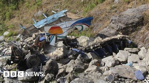 Nepal Bus Crash Kills 30 People Bbc News