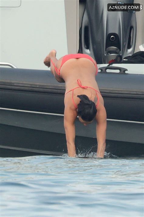 Michelle Rodriguez Flashes Sexy Bikini On Sardinian Boat Day AZNude