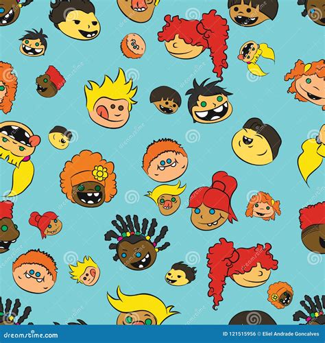 Alle Kinder stock abbildung. Illustration von kinder - 121515956