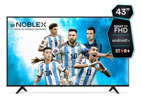 Smart Tv Noblex 43 pulgadas Dk43x7100 Led Full Hd Android Tv Envío gratis