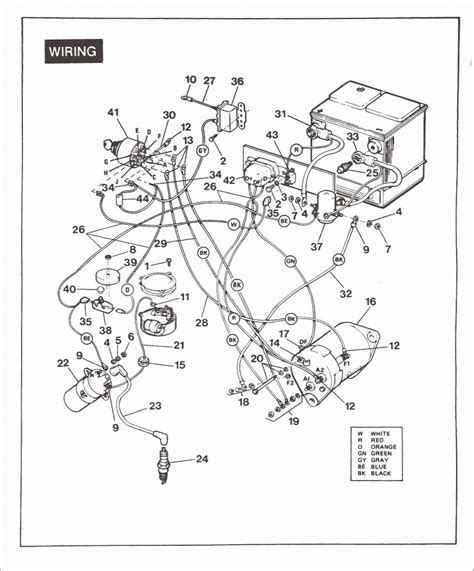 Yamaha Golf Cart Ignition Switch Diagram