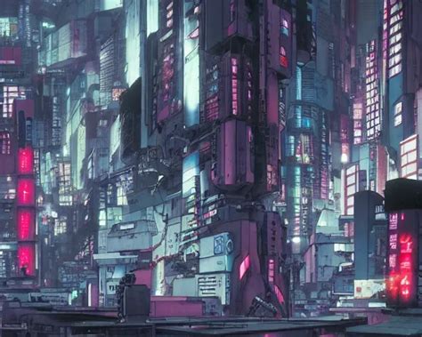 Gray Sky Futuristic Urban Slums Aesthetics Of Akira Stable