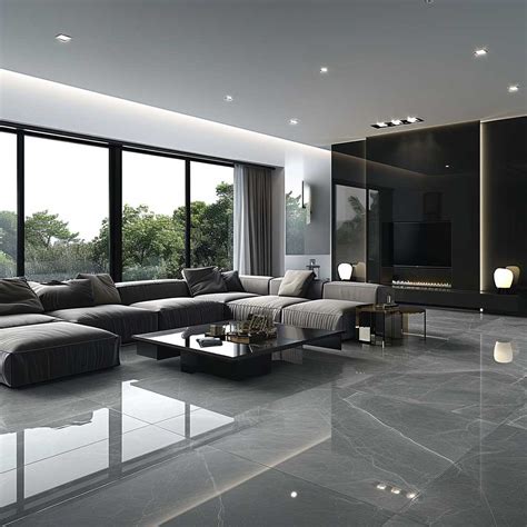 Grey Flooring Living Room Concepts For A Contemporary Home Update